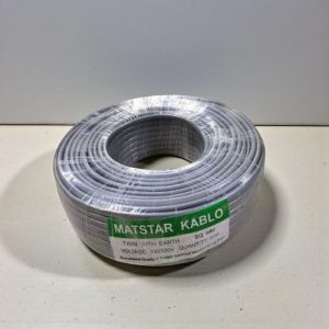 Mat Star Cable The Mat Star 90 Meter 2.5mm² Twin with Earth Cable is a premium electrical wiring solution designed to provide safe and dependable power distribution for a wide range of installations. Featuring two insulated live conductors and one earth conductor, this cable is ideal for wiring socket outlets, lighting circuits, and other fixed electrical installations. Constructed with high-quality copper conductors, the cable offers excellent electrical conductivity and reduced power loss. The flame-retardant heavy-duty PVC insulation enhances safety by helping to resist the spread of fire while protecting the conductors from moisture, abrasion, and everyday wear. Its flexible construction makes routing and installation easier, making it suitable for electricians, contractors, and DIY users working on new installations or electrical upgrades. Whether you're wiring a home, office, shop, or commercial building, the Mat Star Twin with Earth Cable delivers reliable, long-lasting performance you can trust. Key Features 90-meter electrical wiring cable roll 2.5mm² twin with earth cable High-quality copper conductors for efficient power transmission Flame-retardant heavy-duty PVC insulation Flexible design for easier installation Durable outer sheath for long service life Excellent resistance to wear, moisture, and abrasion Suitable for residential, commercial, and industrial wiring Designed for safe and reliable electrical installations Specifications Brand: Mat Star Product Type: Twin with Earth Electrical Cable Cable Length: 90 Meters Conductor Size: 2.5mm² Conductor Material: Copper Number of Cores: Twin + Earth (3 Conductors) Insulation Material: Flame-Retardant PVC Outer Sheath: Heavy-Duty PVC Application: Fixed electrical wiring